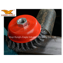 4 Inch 100mm Heavy Duty Wire Crimped Cup Twisted Brush